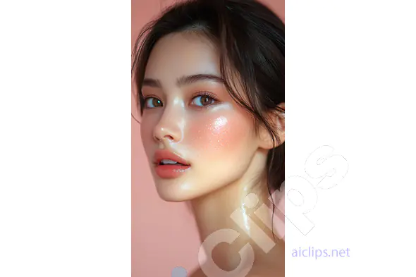 Dewy Skin Close-Up Portrait
