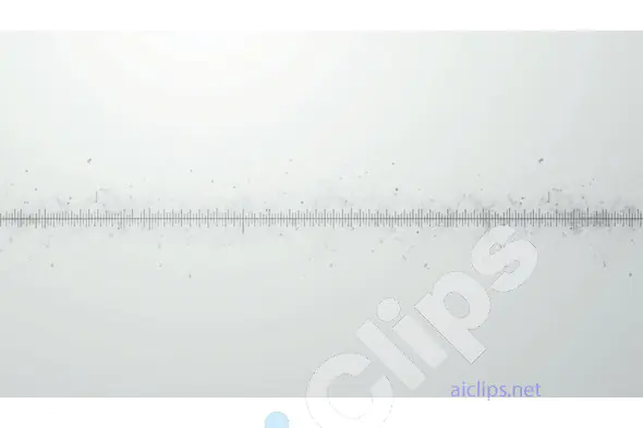 Abstract Horizontal Measurement Line on Light Background