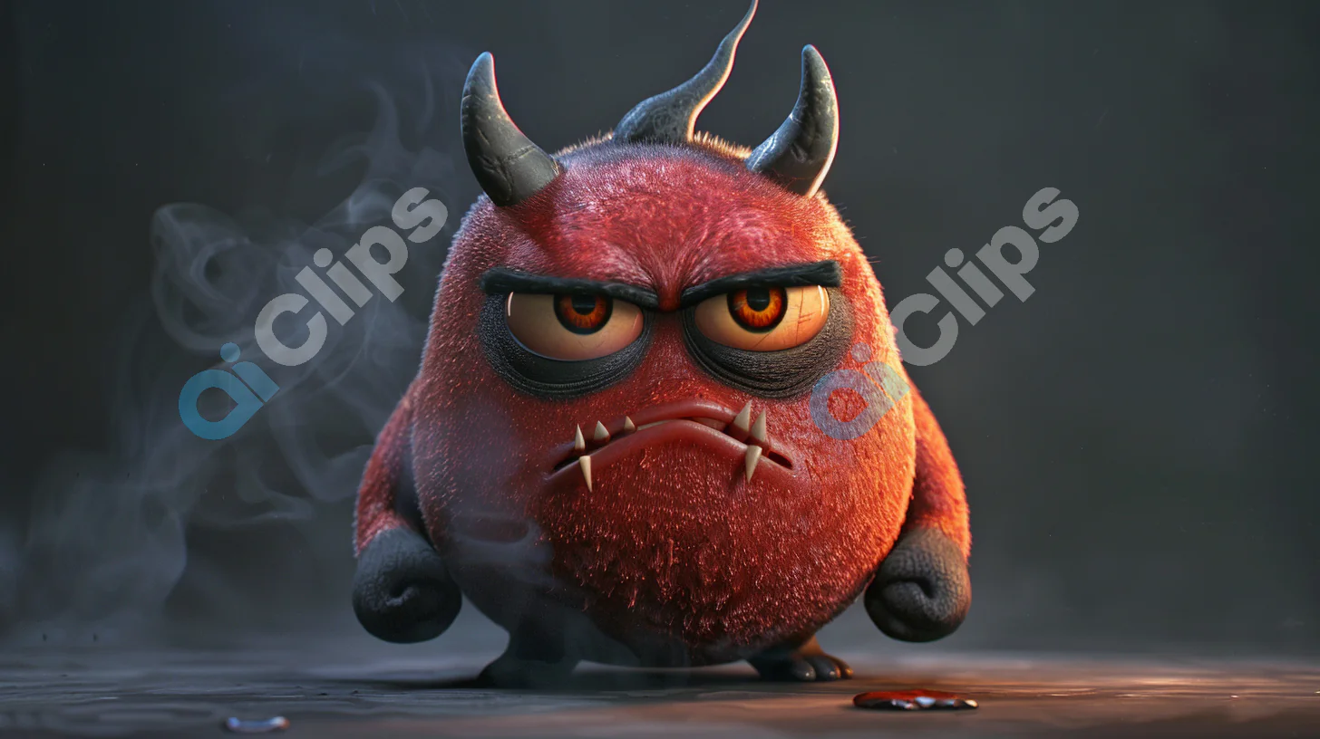 Angry Red Monster 1
