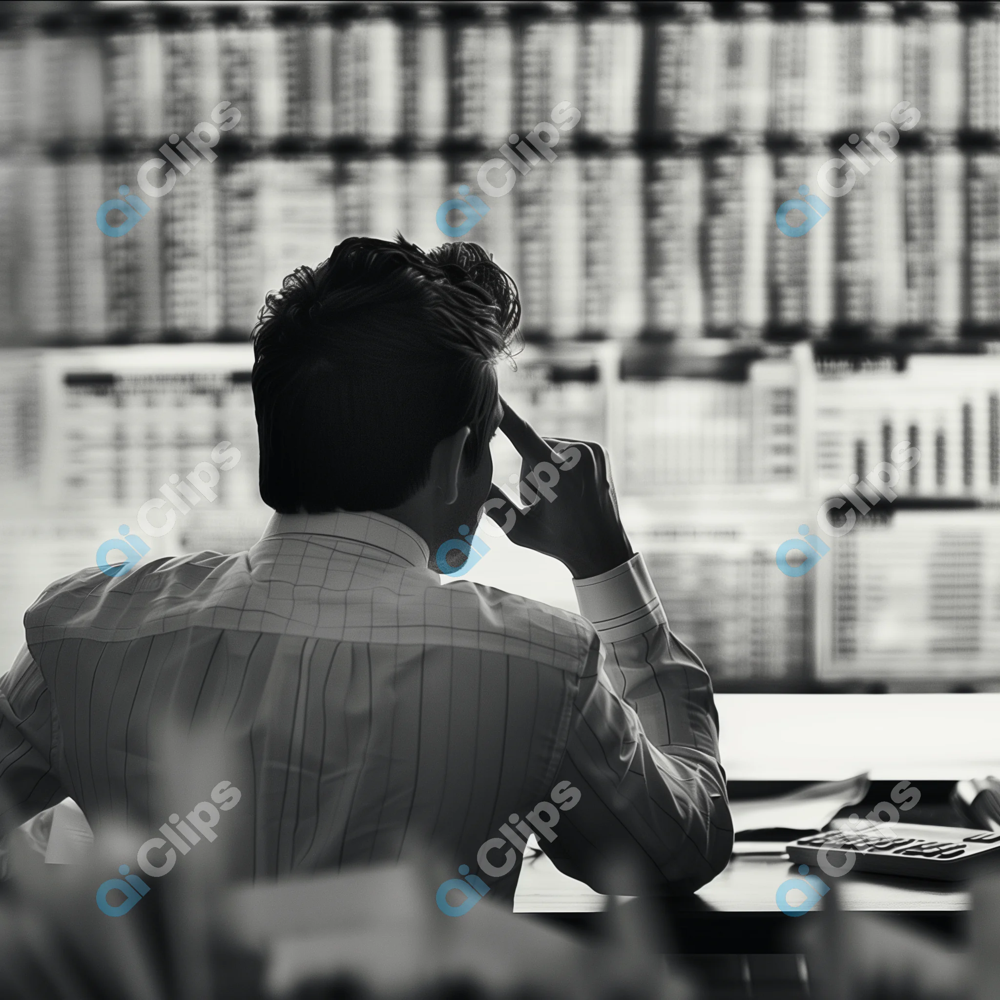 Analyzing Financial Data in Monochrome
