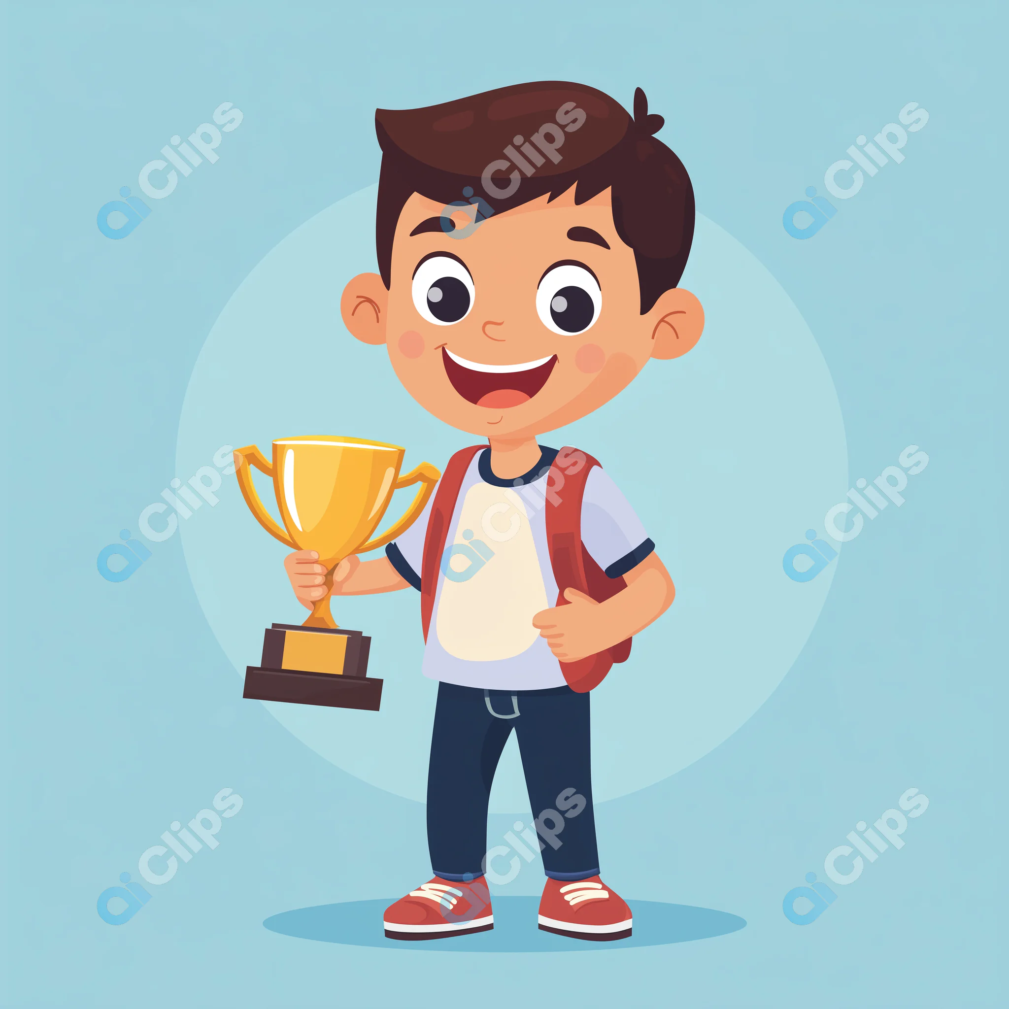 Boy with Trophy