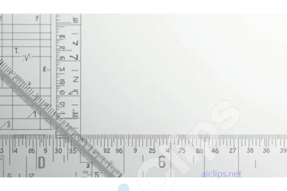 Overlapping Precision Rulers on Light Background