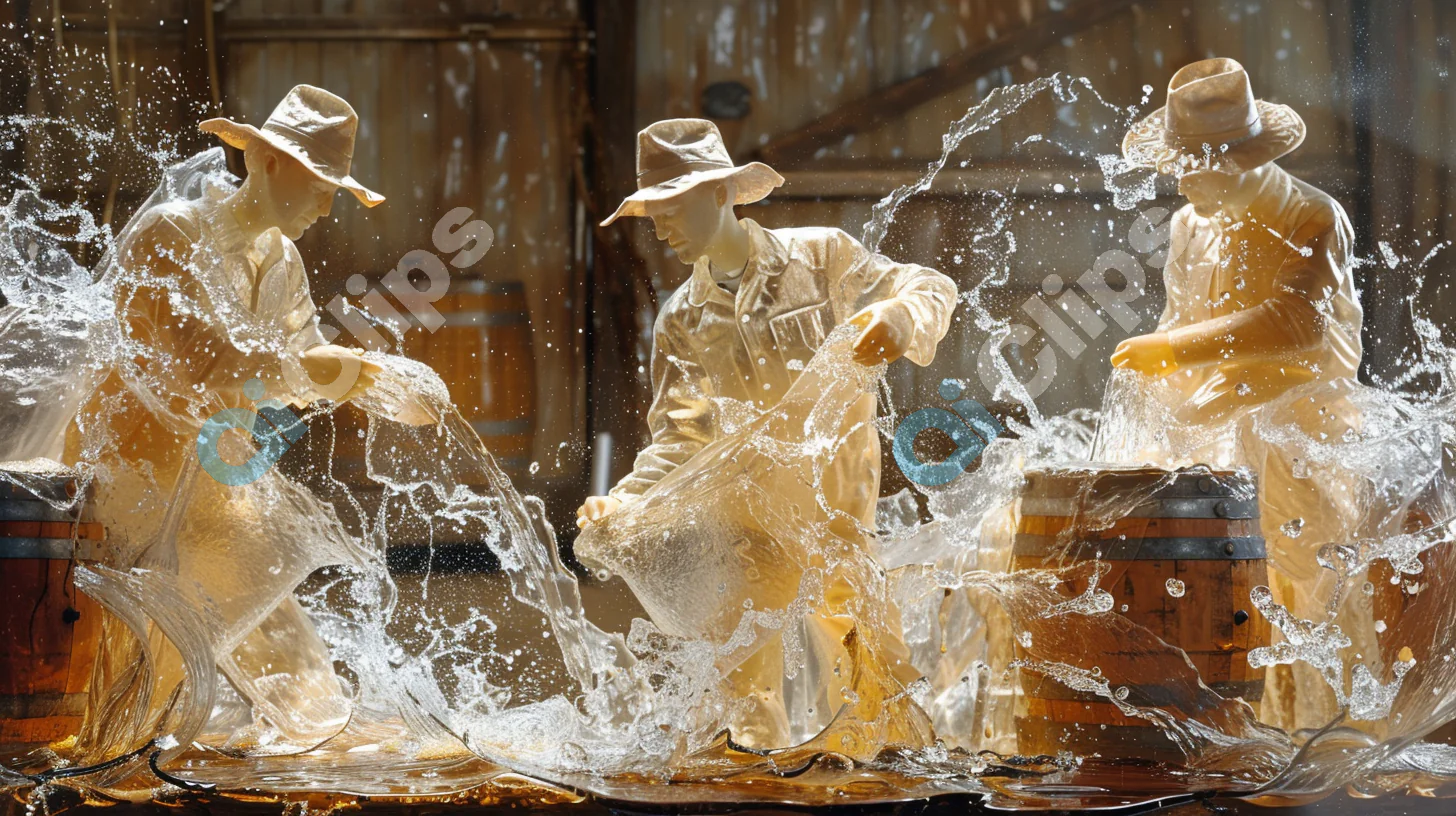 Sculptural Water Splash
