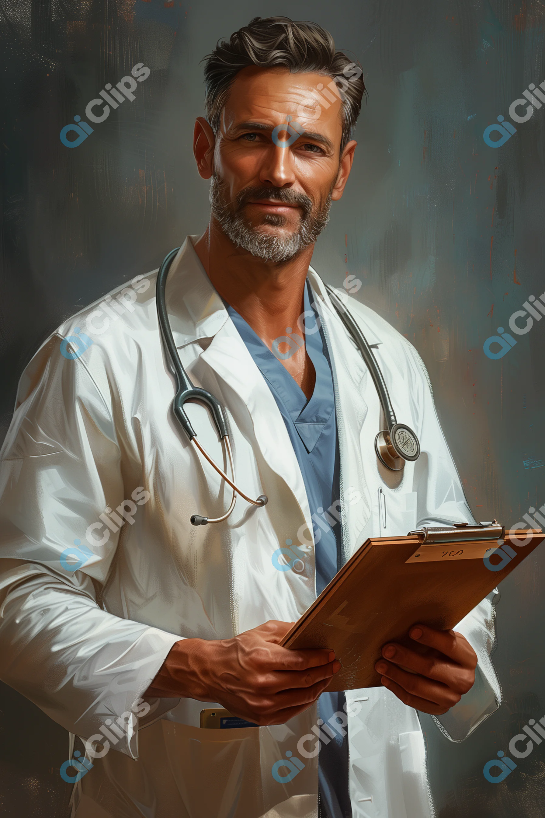 Confident Male Doctor Portrait
