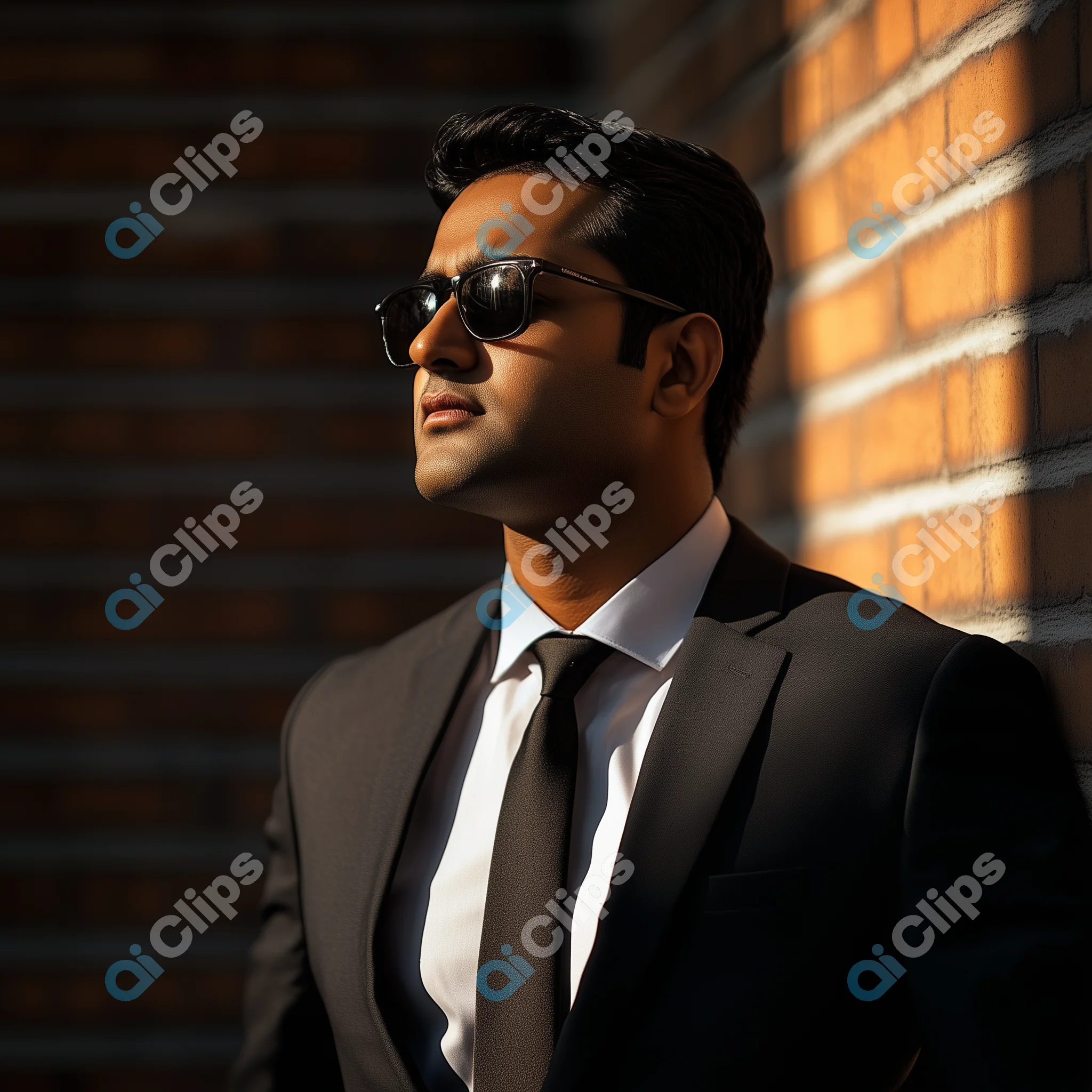 Confident Businessman in Sunglasses