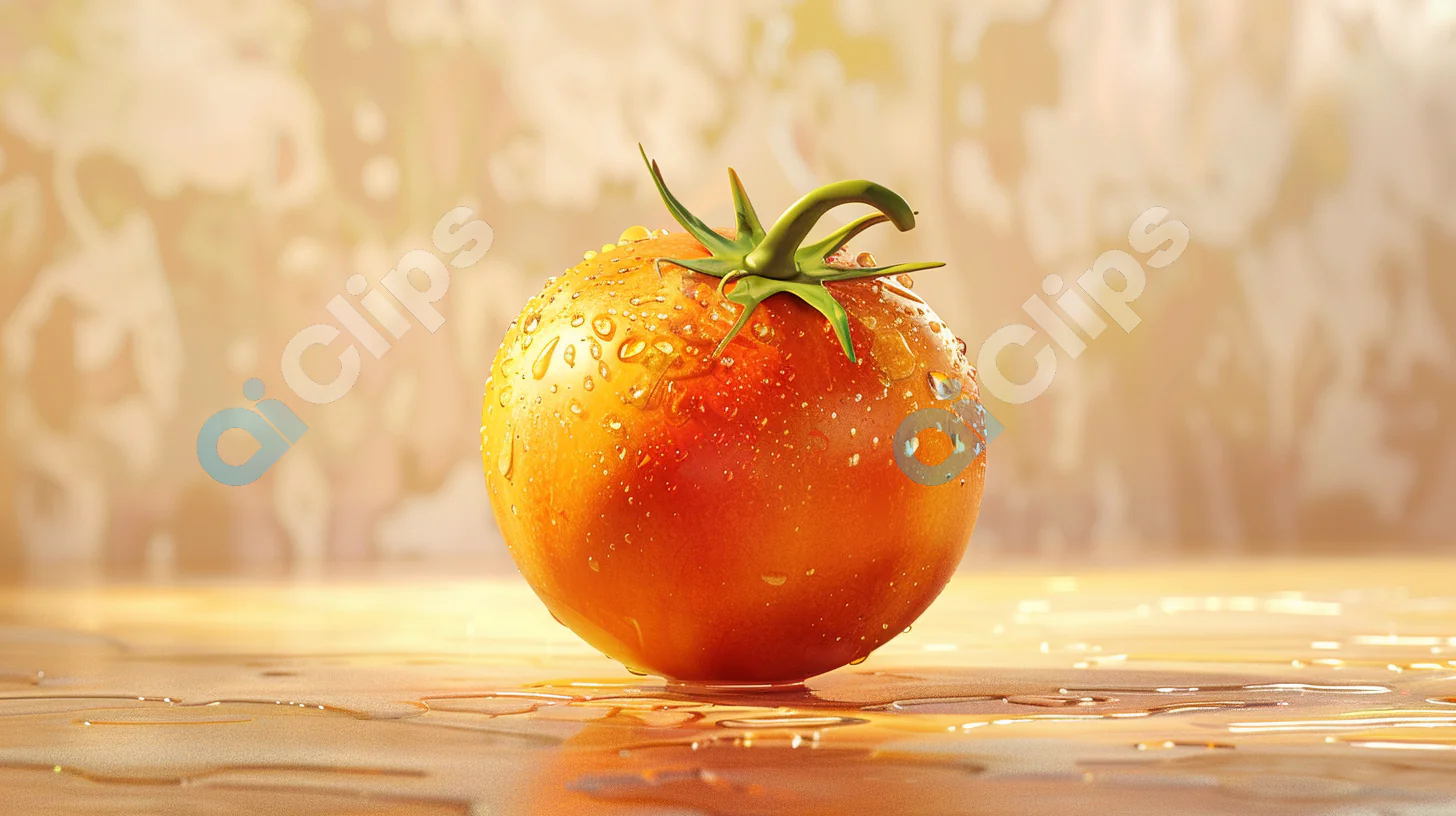 Fresh Dewy Tomato