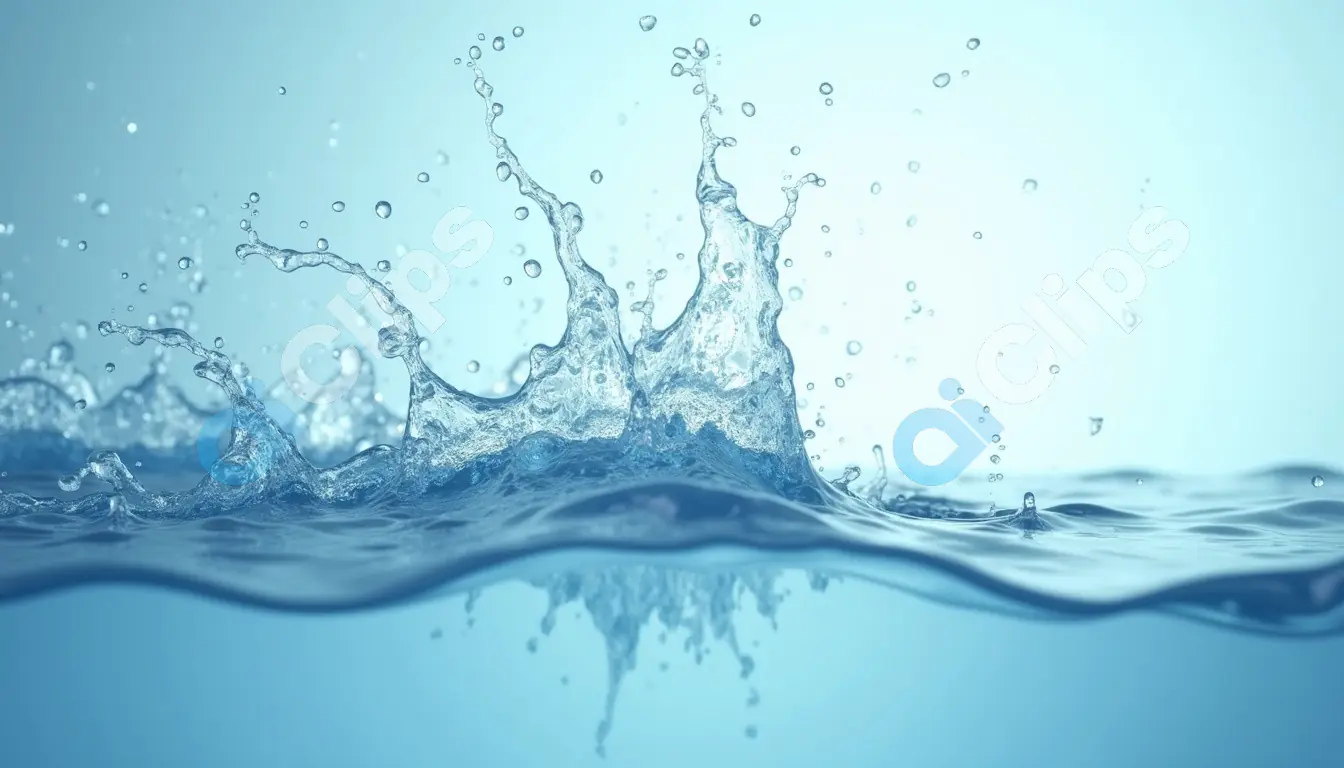 Crystal Clear Water Splash