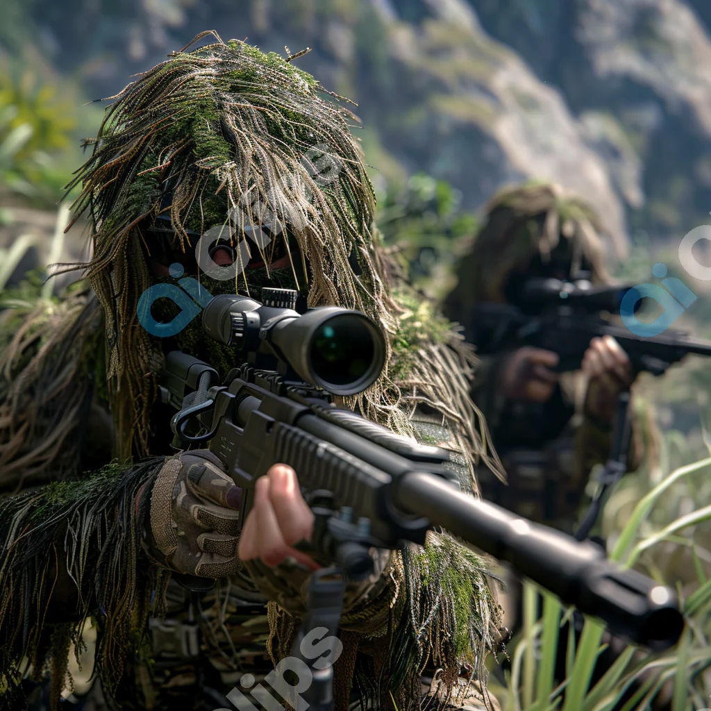 Ghillie Suit Snipers