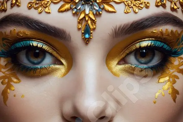 Ornate Eye Makeup Art