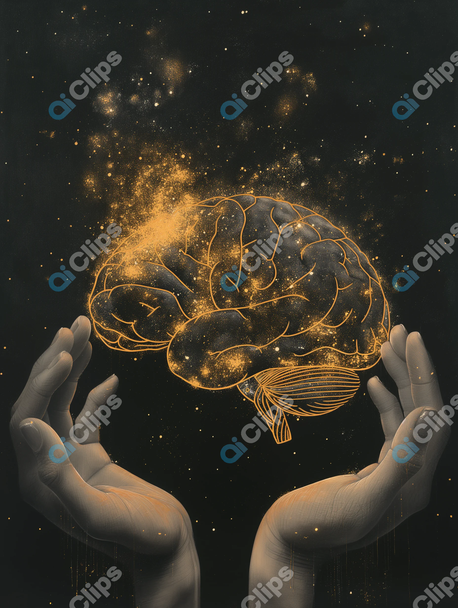 Cosmic Brain Illustration