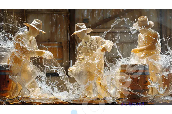 Sculptural Water Splash