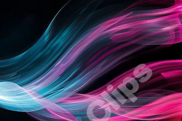 Vibrant Neon Waves