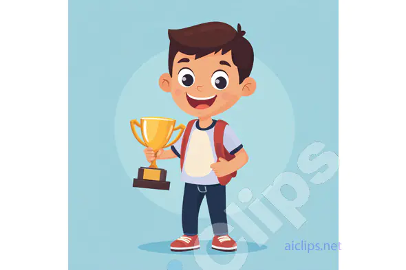 Boy with Trophy