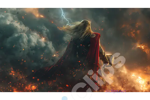 Thunder God in Battle