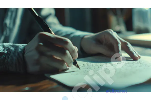 Writing with Fountain Pen