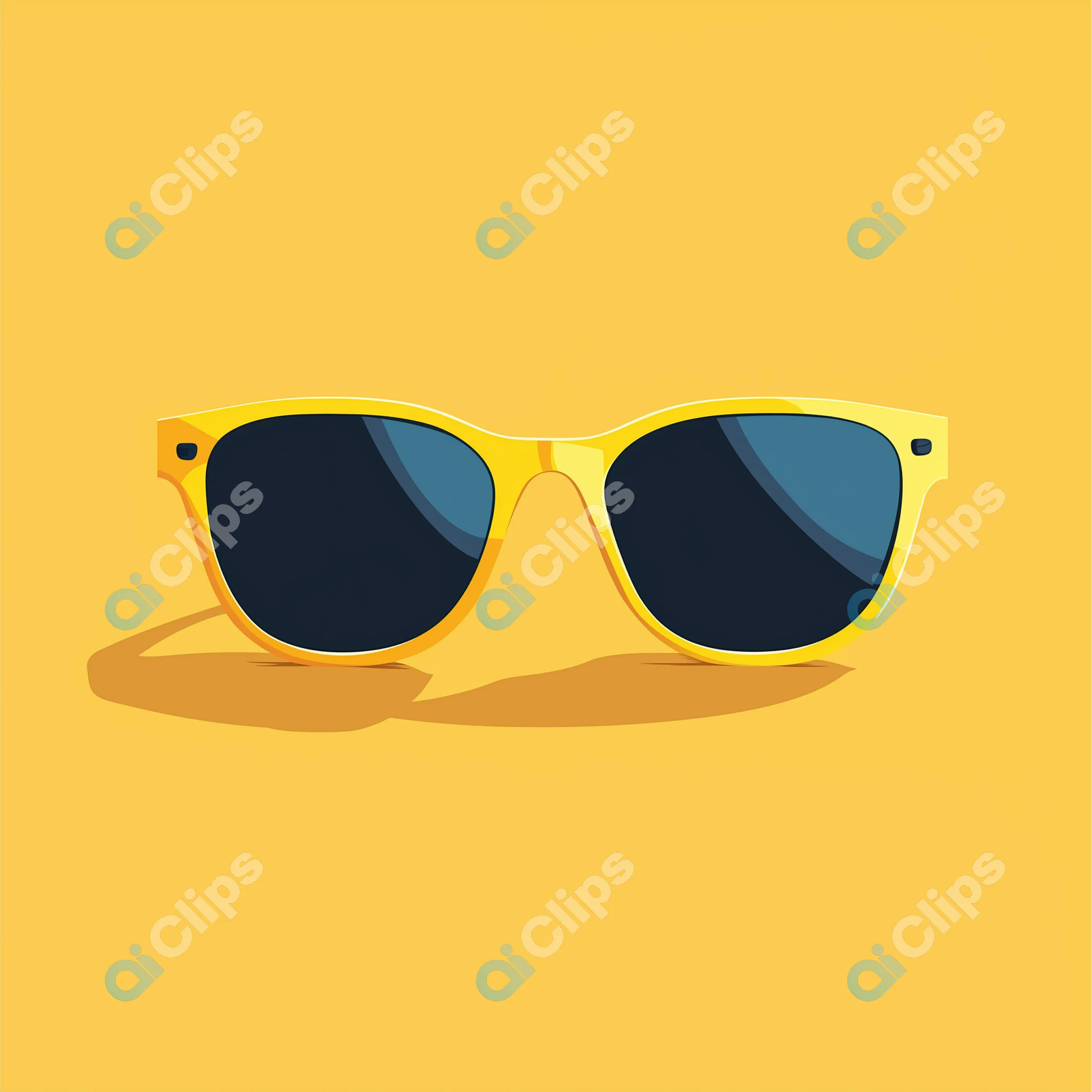 Yellow Sunglasses on Yellow