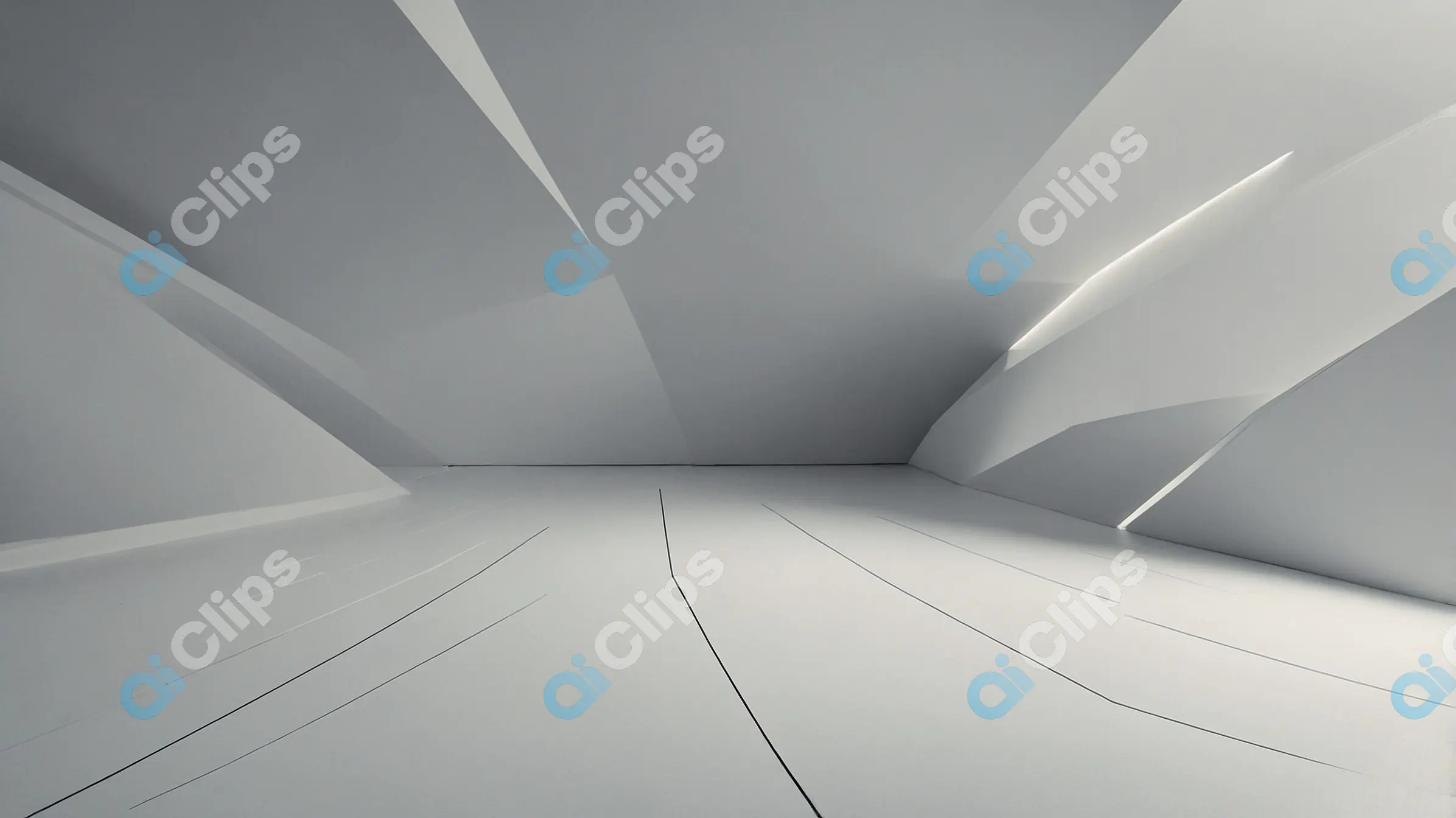 Minimalist Architectural Interior with Geometric Lines