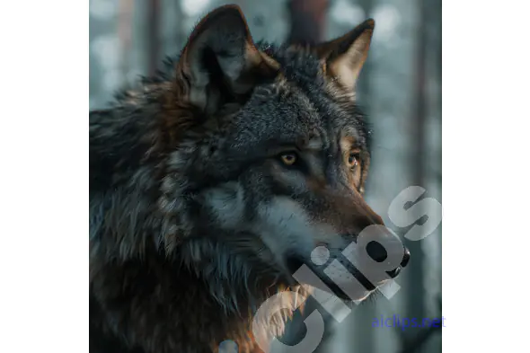 Majestic Wolf Portrait
