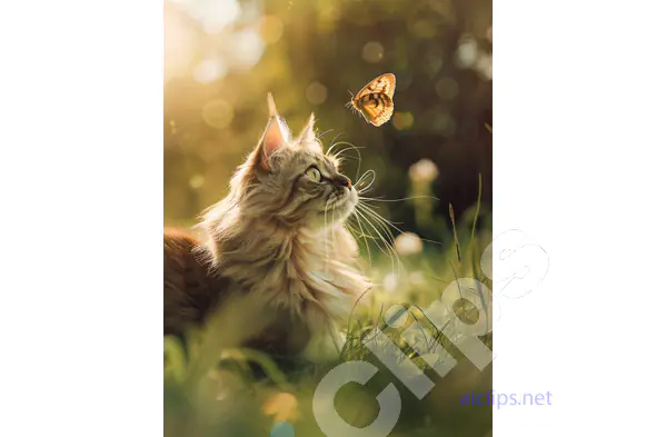 Cat and Butterfly Bliss