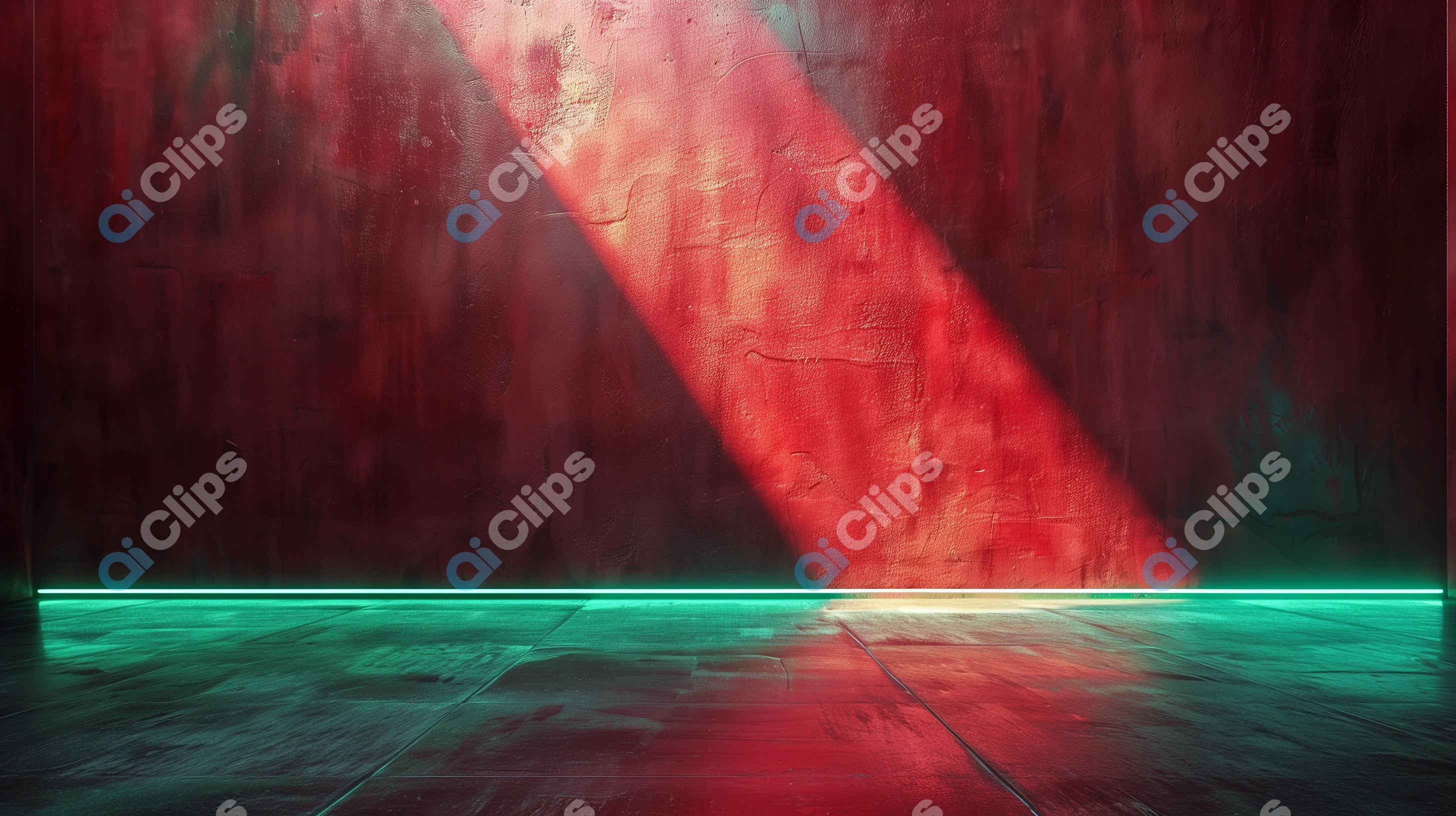 Abstract Red and Green Light