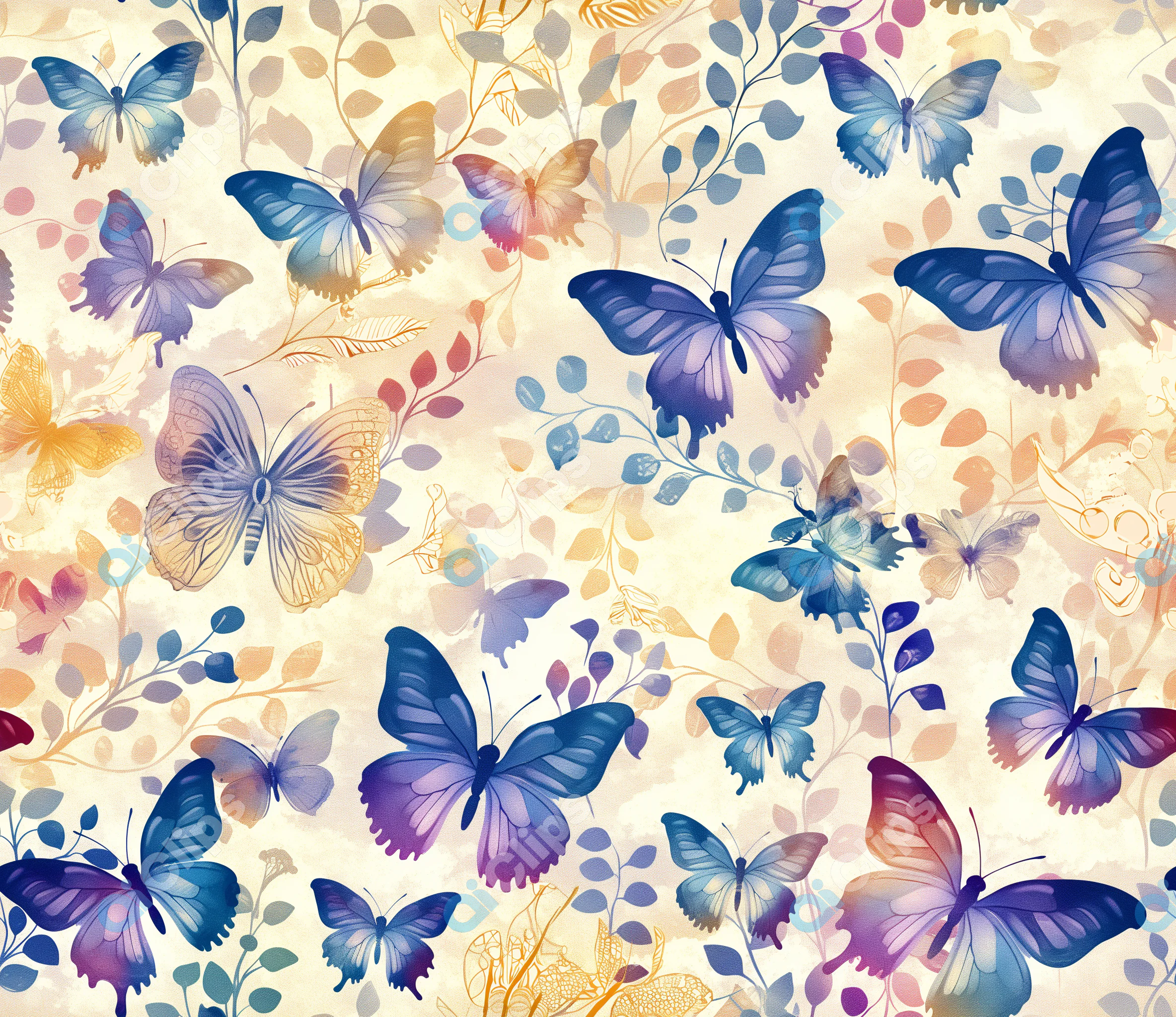 Colorful Butterfly Pattern