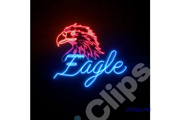 Neon Eagle Sign