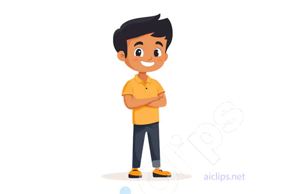 Happy Boy Cartoon