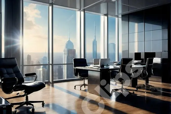 Modern Office with City View