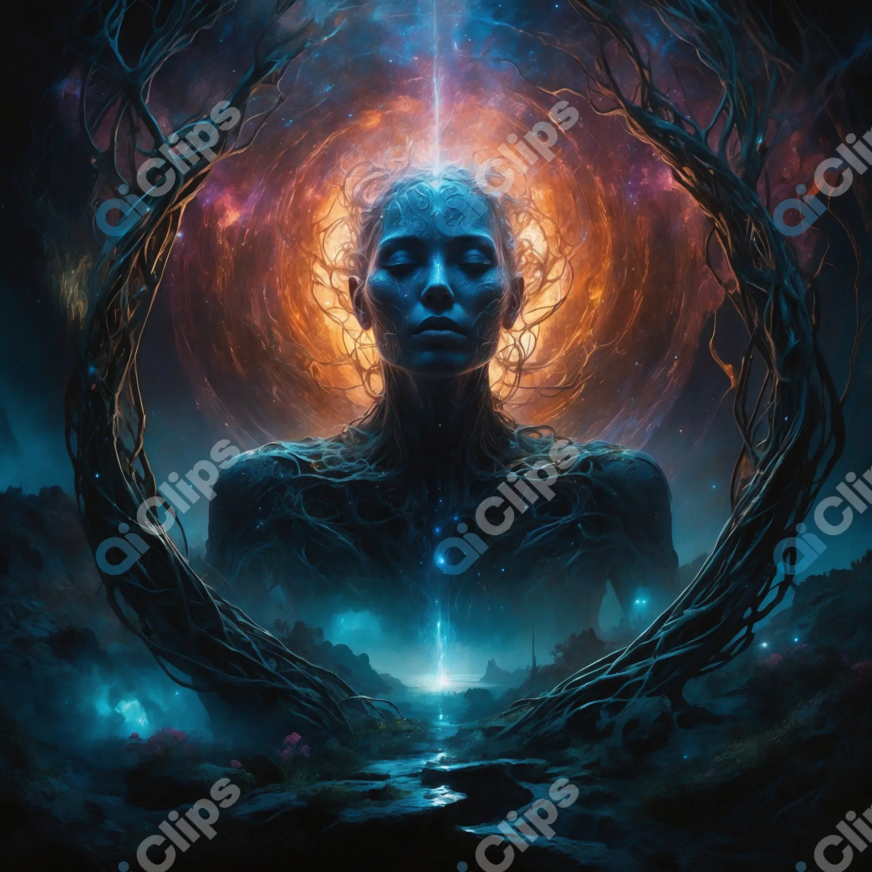 Cosmic Goddess of Light