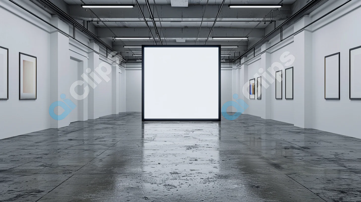Modern Art Gallery Interior