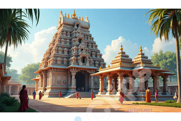 Majestic South Indian Temple Architecture