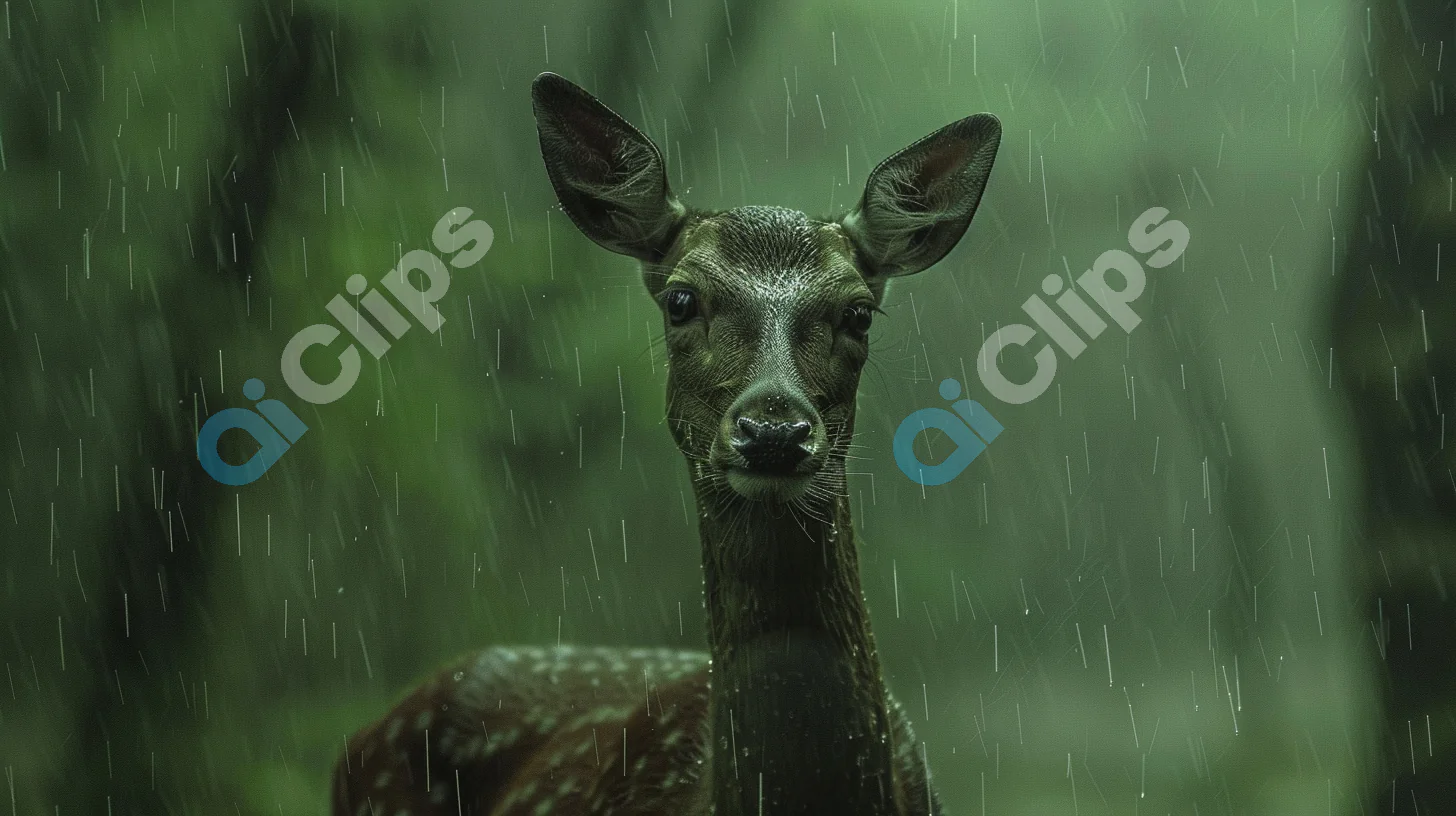 Deer in Rainforest