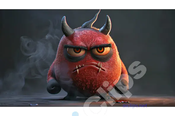 Angry Red Monster 1