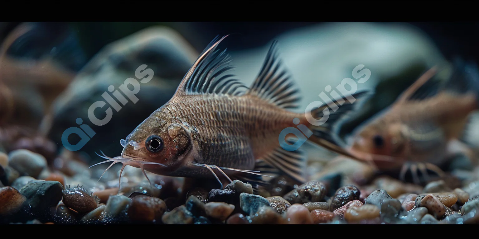 Aquarium Catfish Close-up
