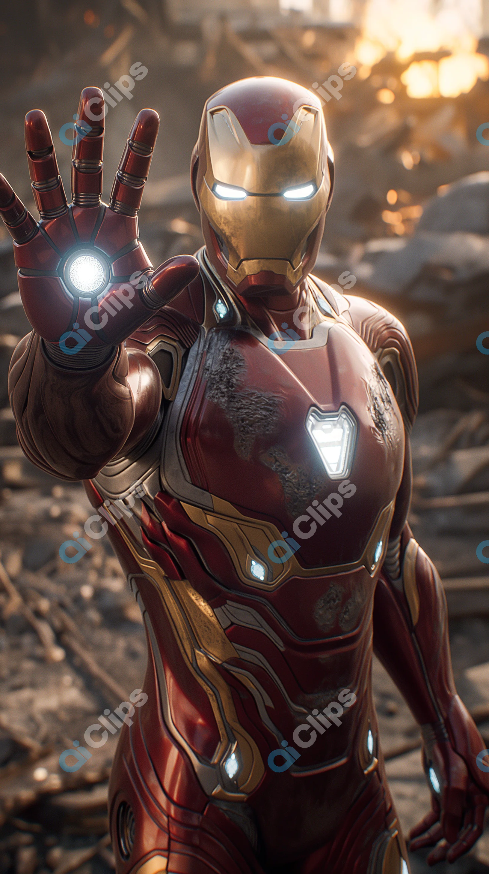 Armored Hero with Repulsor