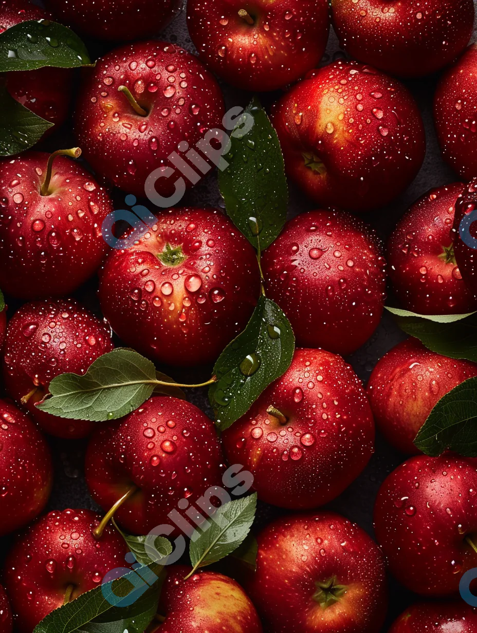 Fresh Red Apples