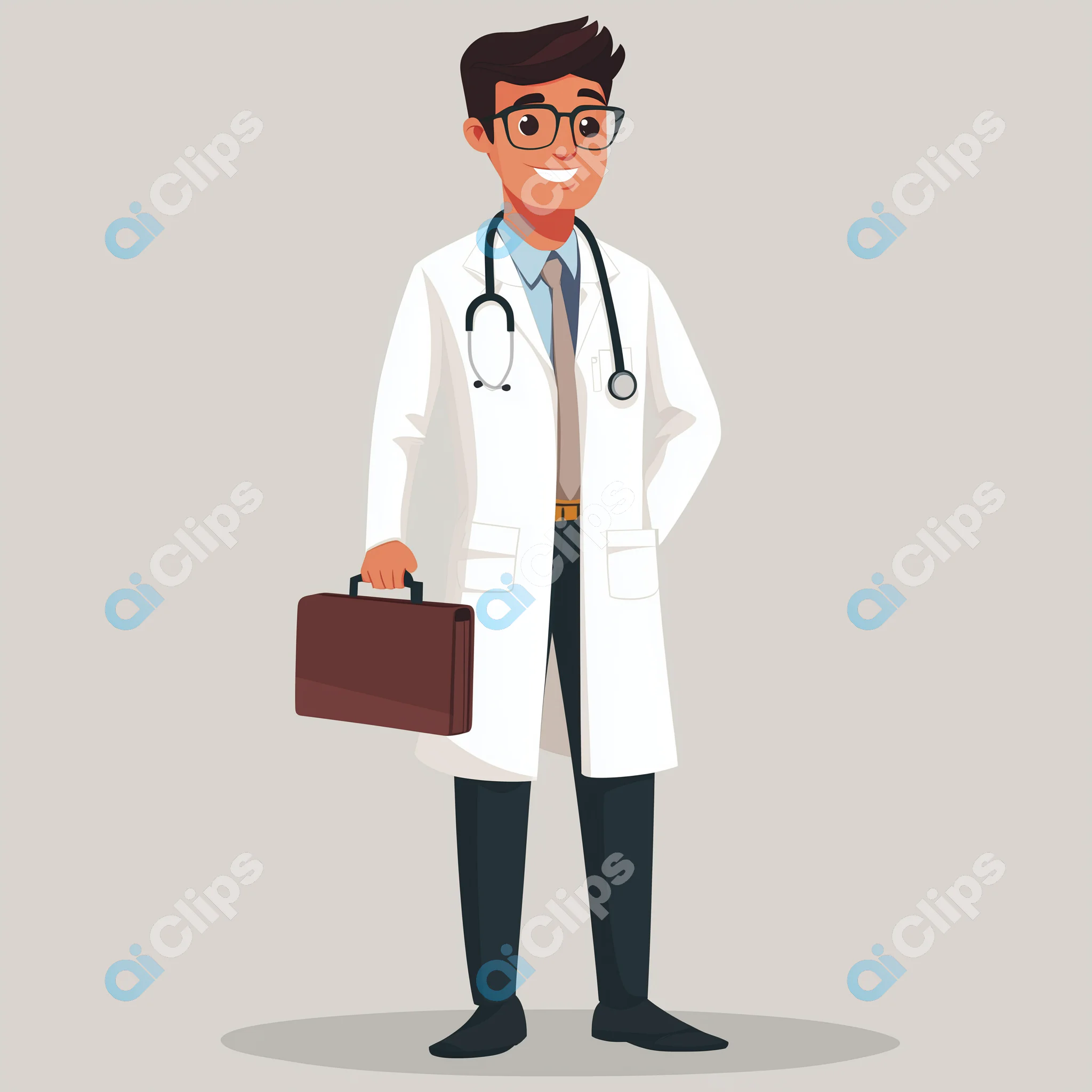 Doctor with Briefcase
