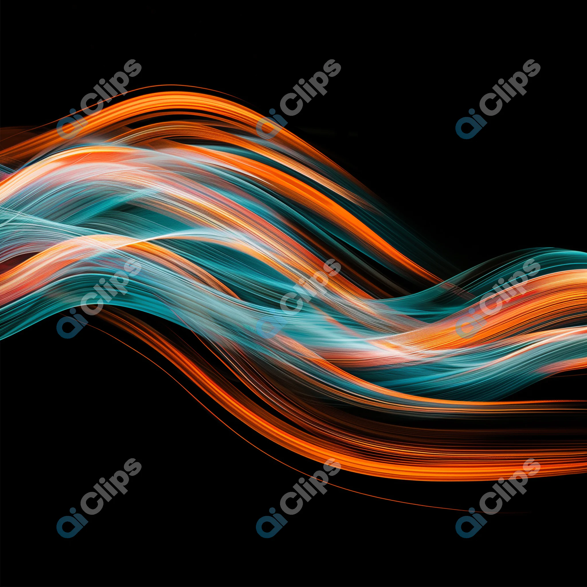 Colorful Light Trails