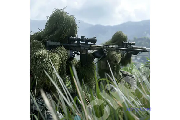 Snipers in Ghillie Suits