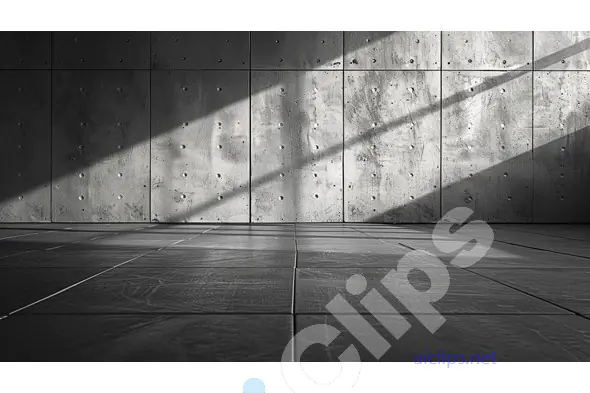 Concrete Wall with Shadows