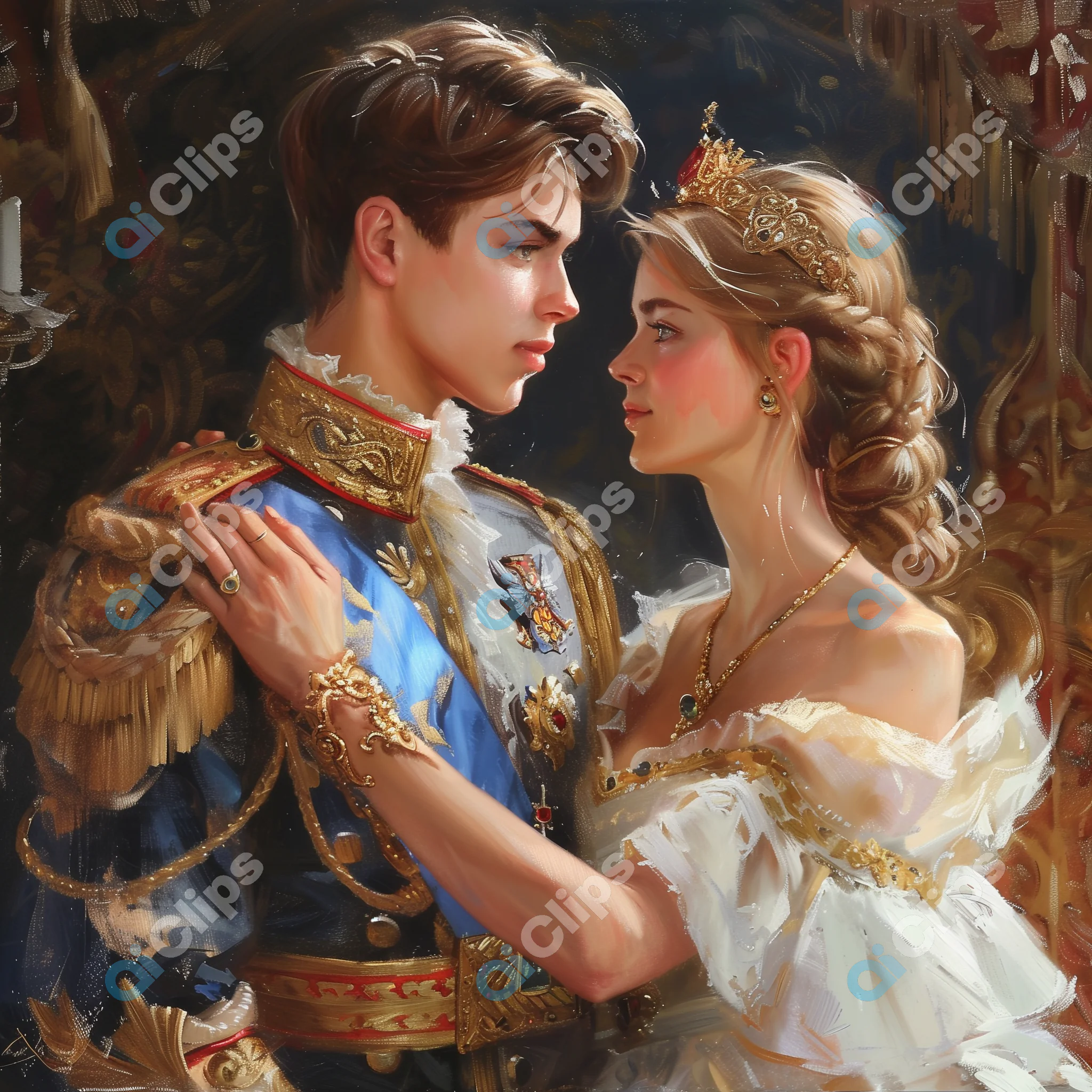 Royal Couple Portrait