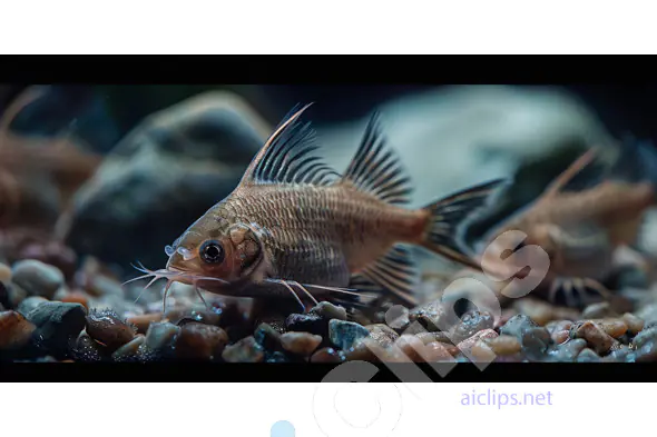 Aquarium Catfish Close-up