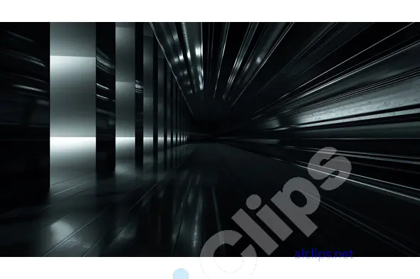 Dark Futuristic Corridor