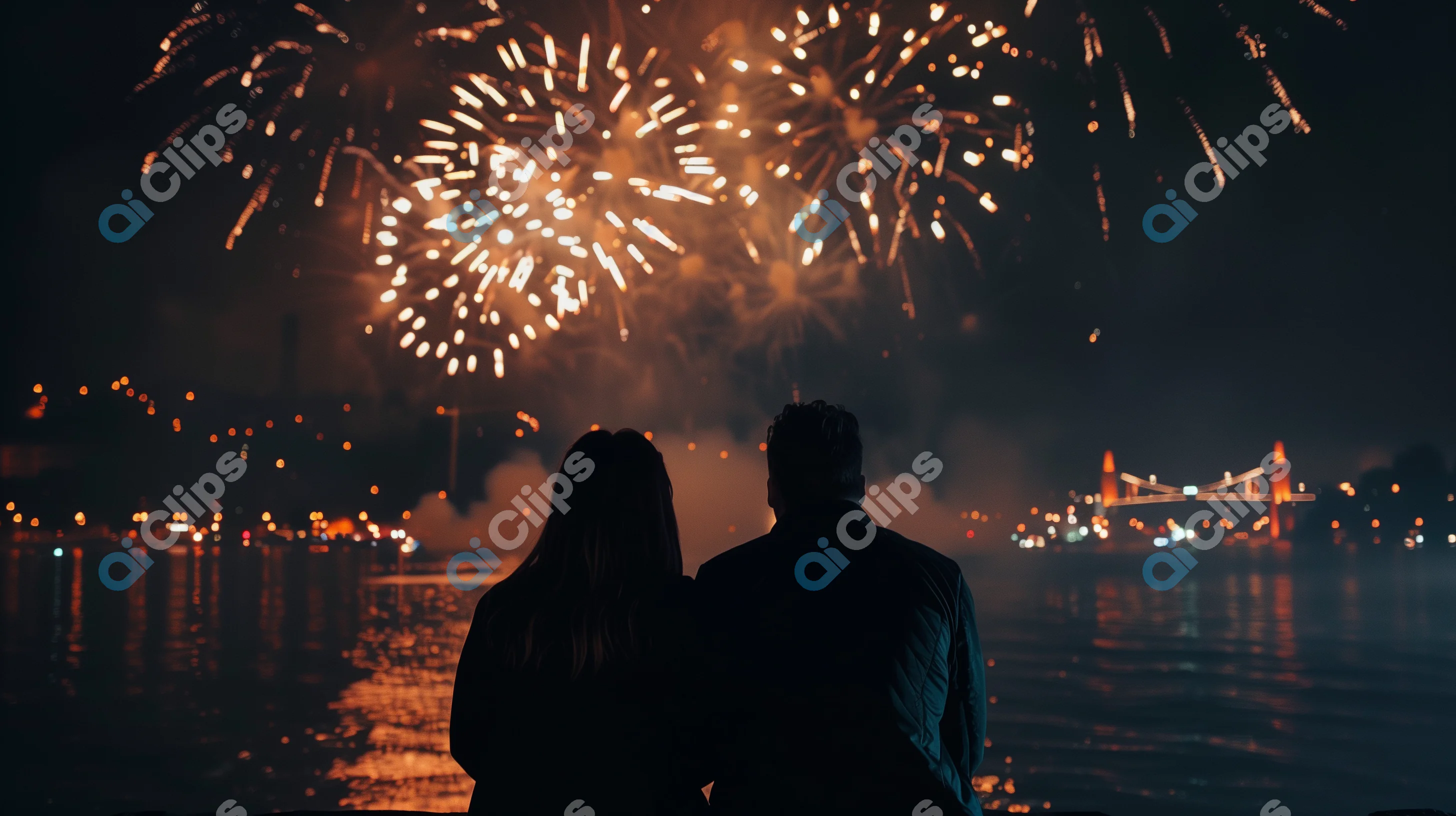 Fireworks Over the City