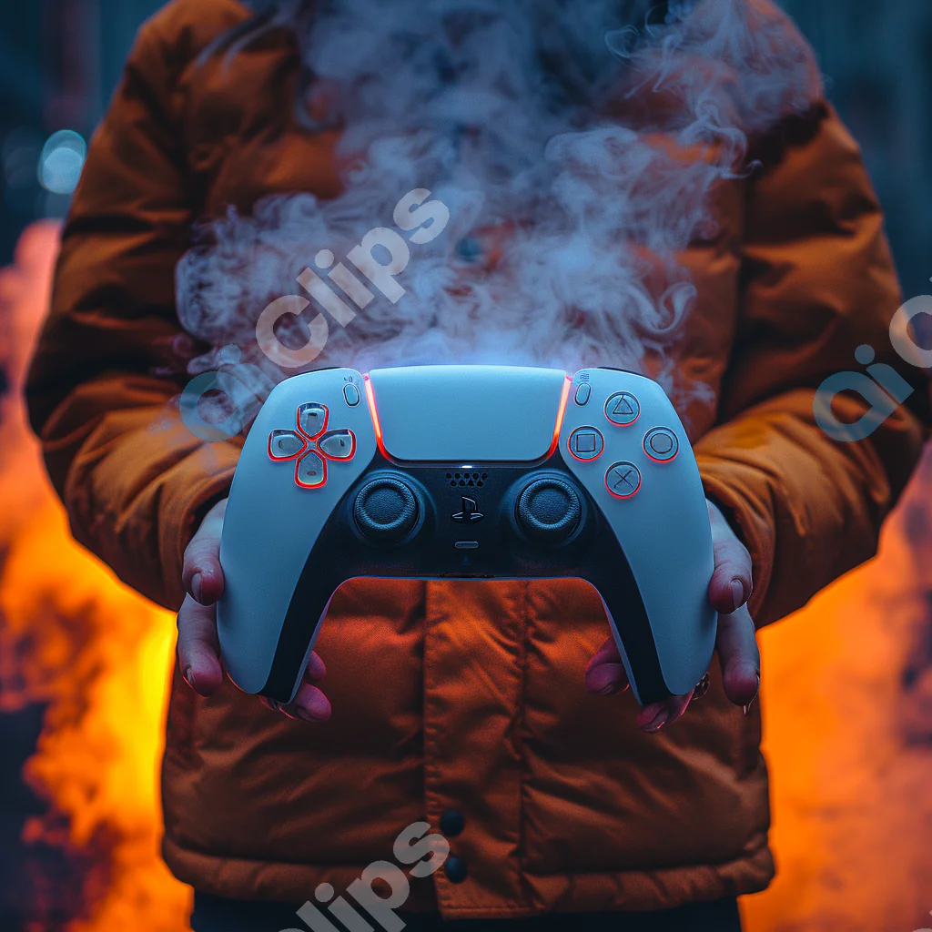 Futuristic Gaming Controller