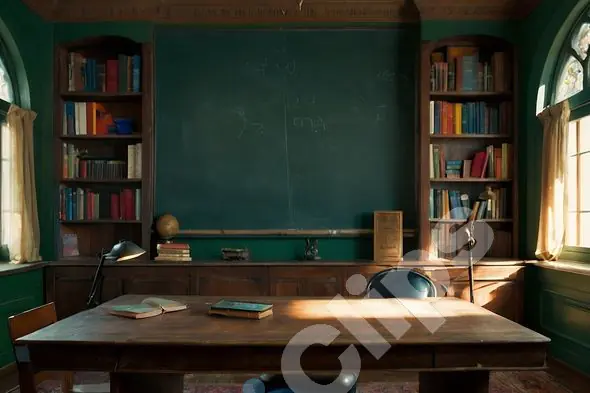 Vintage Classroom Study Room