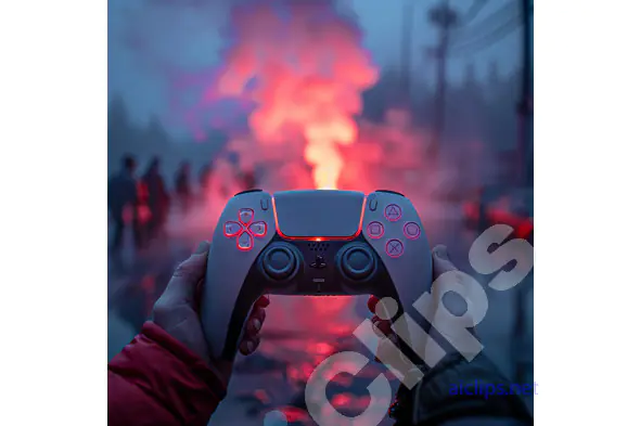 Gaming Controller in Action