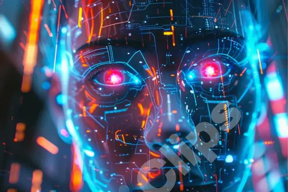 AI Cybernetic Face