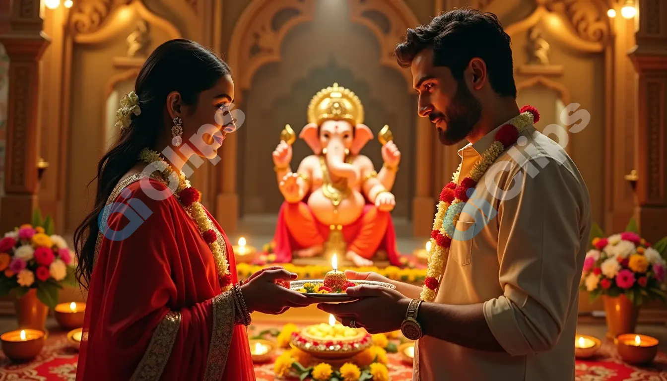 Ganesh Chaturthi Puja with Devotees