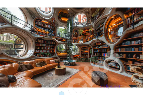 Modern Circular Library